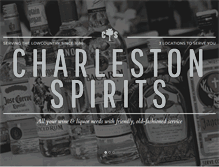 Tablet Screenshot of charlestonspirits.com